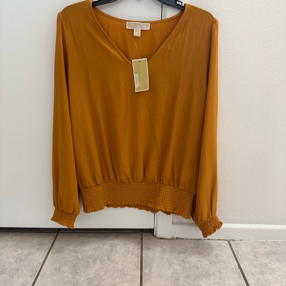 Women's Mustard Michael Kor’s Blouse